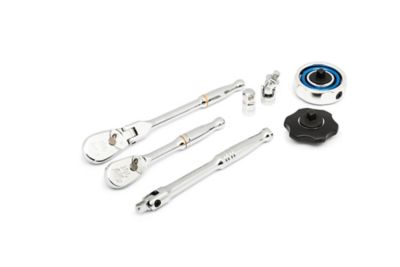 Image showing 6 th GEARWRENCH 18 pc. 1/4 in. 90-Tooth Ratchet & Drive Tool Set with Foam Storage Tray