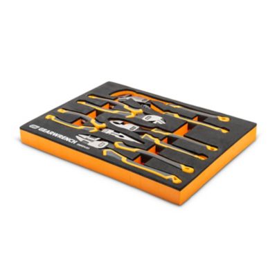 Image showing  5 pc. PITBULL Cushion Grip Pliers Set in Foam Storage Tray