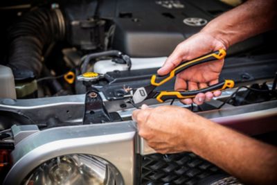 Image showing 7 th GEARWRENCH 5 pc. PITBULL Cushion Grip Pliers Set in Foam Storage Tray