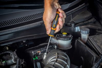 Image showing 8 th GEARWRENCH 9 pc. Slotted Dual Material Screwdriver Set in Foam Storage Tray