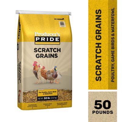 Producer's Pride Scratch Grains Poultry Feed, 50 lb.