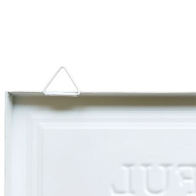 Image showing  14 in. Thankful Metal Hanging Sign