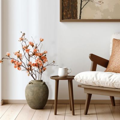 Image showing  Rustic Brown Terracotta Cauldron 15.4 in. Tall Vase