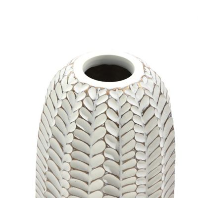 Image showing  Modern Geometric Pattern Polyresin Cylinder Vase