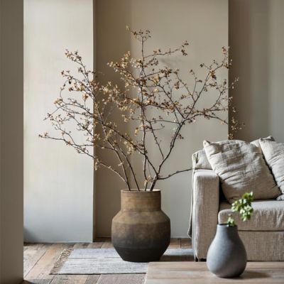 Image showing  Brown Ombre Terracotta Round Vase