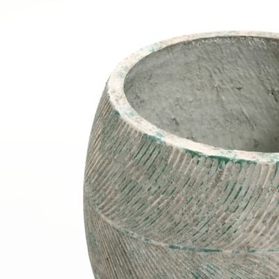 Image showing  Rustic MultiColor Cement Round Planter