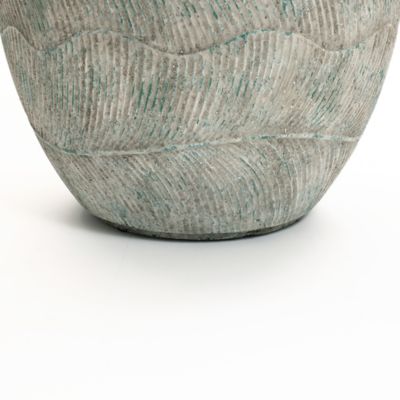 Image showing  Rustic MultiColor Cement Round Planter