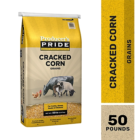 Producer's Pride Cracked Corn Grains, 50 lb.