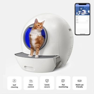 Image showing  Spaceship Self Cleaning Litter Box (Wifi-Enabled)