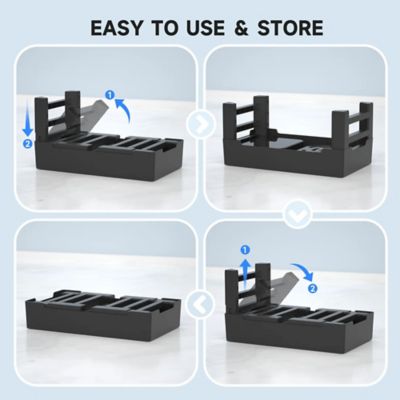 Image showing 7 th els pet Pet Slower Feeder and Water Bowl