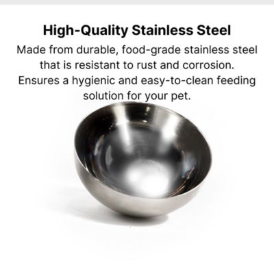 Image showing  Single Stainless Feeding Bowl