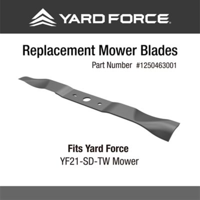 Image showing Yard Force 21 in. Medium-Lift Lawn Mower Blade for YF21-SD-TW