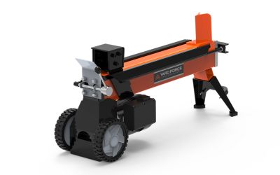 Image showing  Electric Log Splitter, 5-Ton, 15 Amp, 21 in Length / 10 in Diameter Capacity, Compact Design with Wheels