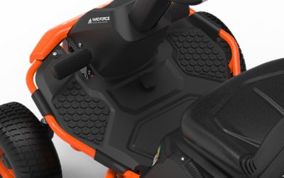 Image showing  38 in. Riding Mower YF48vRX-RER38, 48V 75 Ah, Twin-Blade 3-in-1, 1.5-Acre, Cruise Control, LED