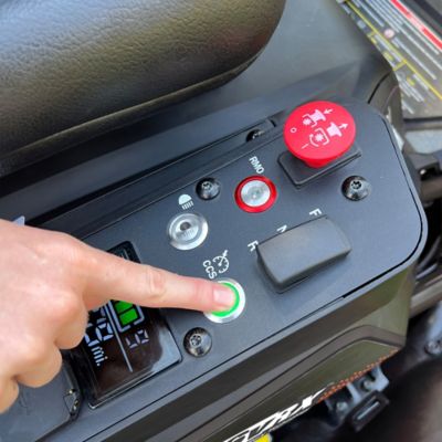 Image showing 8 th Yard Force 38 in. Riding Mower YF56VRX-RER38LI50, 56V 75Ah, Twin-Blade 3-in-1, up to 2.5 Acre, Cruise Control, LED