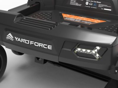 Image showing 5 th Yard Force 56 V, 42 in. Electric Zero-Turn Up to 4 Acres/Charge, 3 in 1 Deck, 5 in. LCD, LED Lights, USB, Rear Hitch