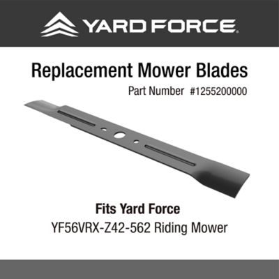 Image showing 9 th Yard Force 56 V, 42 in. Electric Zero-Turn Up to 4 Acres/Charge, 3 in 1 Deck, 5 in. LCD, LED Lights, USB, Rear Hitch