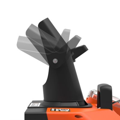 Image showing  YF60vRX 60V Battery Snow BlowerSelf-Propelled, 4.0Ah, Steel Auger with Rubber Blade, 18 in. 10 in. Clearing, LED