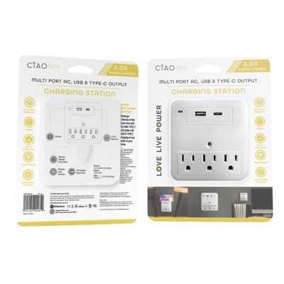 CIAO Tech Multiport AC Outlet/charger, CPATV00-031