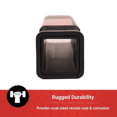 Image showing 5 th Tractor Supply Towing Hitch Receiver Adapter, Converts 2 in. to 1-1/4 in., Matte Black