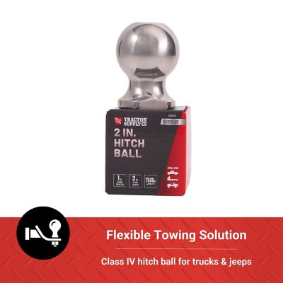 Image showing  2 in. Class IV Hitch Ball, 7,500 lb. Capacity, Stainless