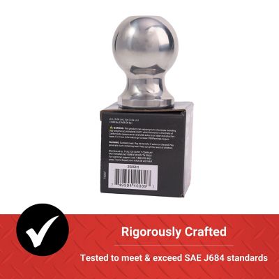 Image showing 5 th Tractor Supply 2 in. Class IV Hitch Ball, 7,500 lb. Capacity, Stainless