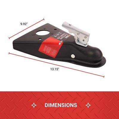 Image showing 5 th Tractor Supply 2 in. Ball A-Frame Trailer Coupler, 5,000 lb.