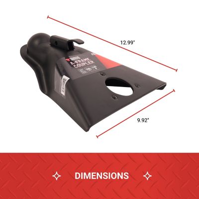 Image showing 5 th Tractor Supply 2-5/16 in. Ball A-Frame Trailer Coupler, 10,000 lb.