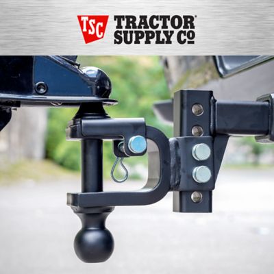 Image showing  2 in. Adjustable Ball and Clevis Utility Mount with 2 in. and 2-5/16 in. Balls, 2.5 in. Drop, 10,000 lb. Capacity