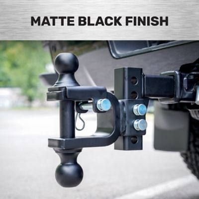 Image showing  2 in. Adjustable Ball and Clevis Utility Mount with 2 in. and 2-5/16 in. Balls, 2.5 in. Drop, 10,000 lb. Capacity