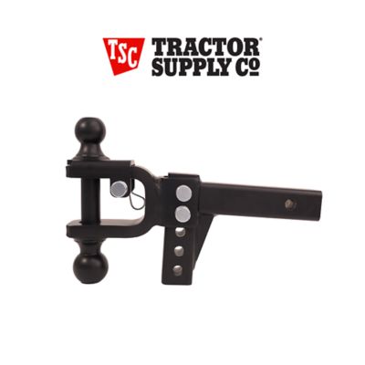 Image showing 6 th Tractor Supply 2 in. Adjustable Ball and Clevis Utility Mount with 2 in. and 2-5/16 in. Balls, 2.5 in. Drop, 10,000 lb. Capacity