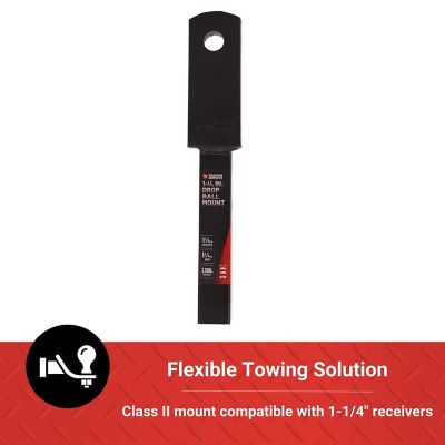 Image showing  1-1/4 in. Ball Mount, 1-1/4 in. Drop, 3,500 lb. Capacity