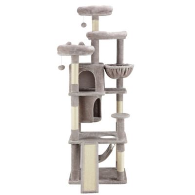 Image showing  6 ft. Climbing Cat Tower with Hammock