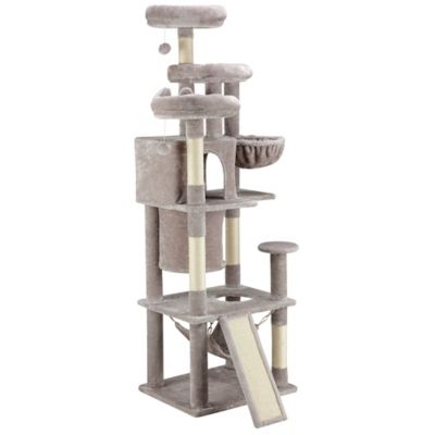 Image showing  6 ft. Climbing Cat Tower with Hammock