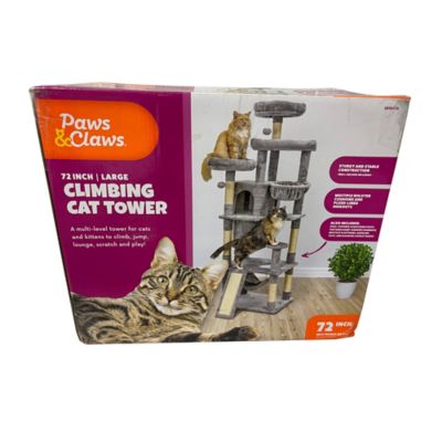 Image showing  6 ft. Climbing Cat Tower with Hammock