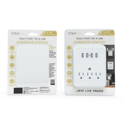 CIAO Tech Multiport AC Outlet/charger, CPAZV00-025