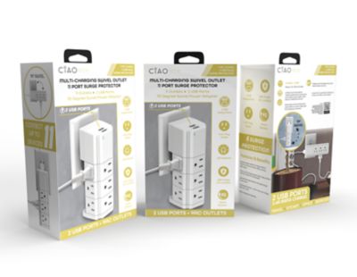 CIAO Tech Multiport AC Outlet/Charger, CPAZ900-034