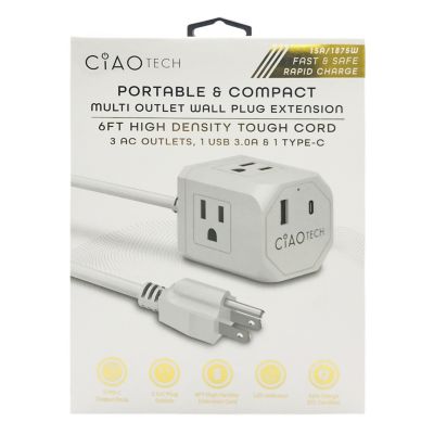CIAO Tech Portable Compact Extendble Cord