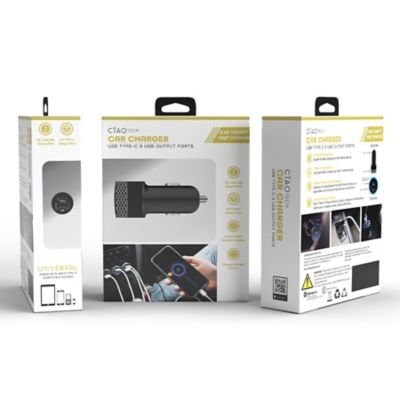 CIAO Tech 12V LED Car Charger, CCHTA01-001