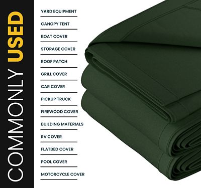 Image showing  Water and UV Resistant Canvas Tarp, PT-303-6X8