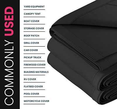 Image showing  Water and UV Resistant Canvas Tarp, PT-401-12X16