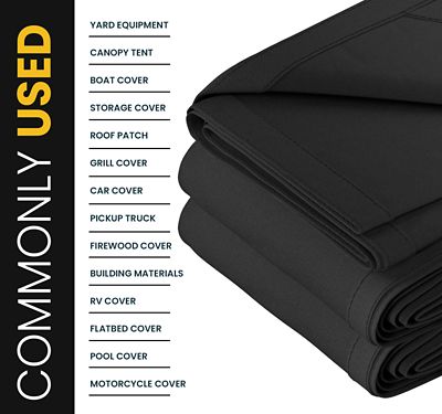 Image showing  Water and UV Resistant Canvas Tarp, PT-301-14X20