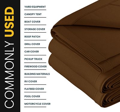 Image showing  Water and UV Resistant Canvas Tarp, PT-302-30X50