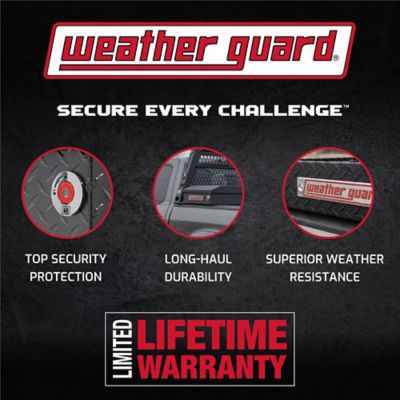 Image showing  8 cu. ft. Aluminum Low Profile Crossover Truck Tool Box for Mid-Size Trucks, 62.25 in. x 20.25 in.