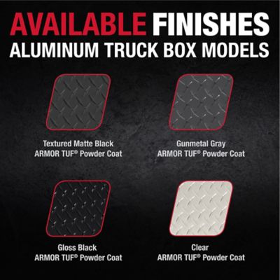 Image showing  8 cu. ft. Aluminum Low Profile Crossover Truck Tool Box for Mid-Size Trucks, 62.25 in. x 20.25 in.