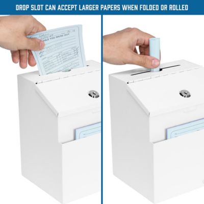 Image showing 5 th Barska Suggestion and Ballot Drop Box with Paper Holder and Key Lock