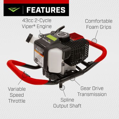 Image showing 5 th Earthquake 1-Person 43cc Earth Auger Powerhead