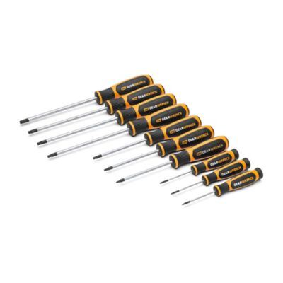 Image showing  10 pc. Torx Dual Material Screwdriver Set in Foam Storage Tray