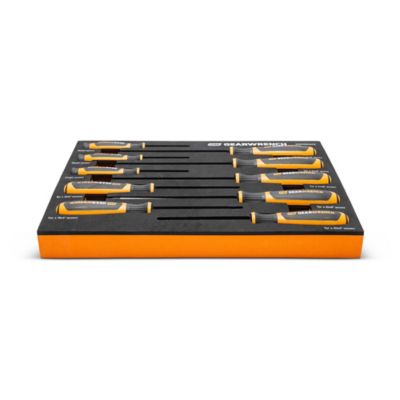 Image showing  10 pc. Torx Dual Material Screwdriver Set in Foam Storage Tray
