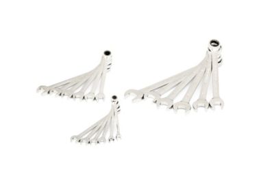 Image showing  28 pc. 72-Tooth 12 Point Metric Standard & Stubby Combination Ratcheting Wrench Set with Foam Storage Tray